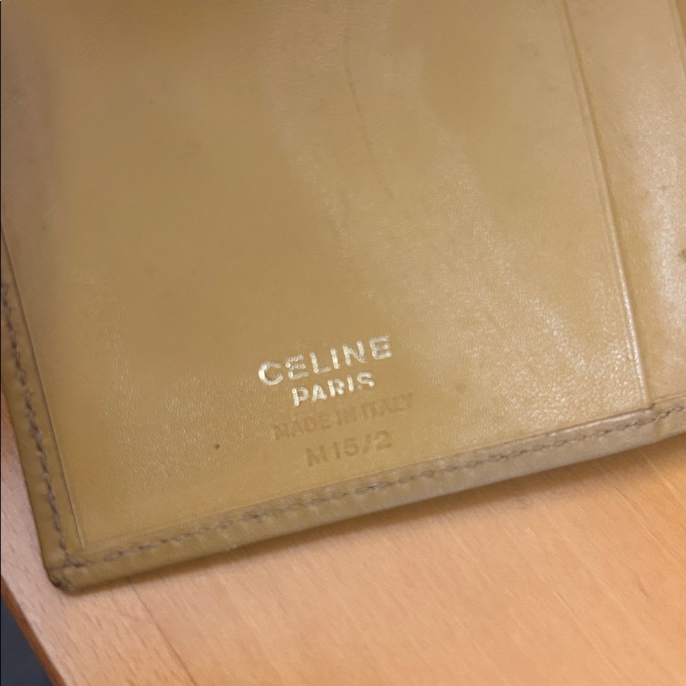 Celine Macadamia Bifold Wallet View 3